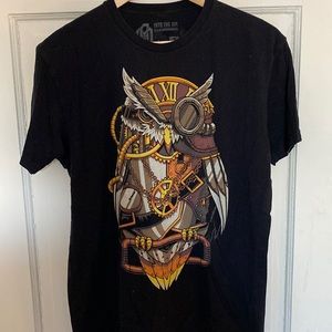 Men’s clockwork owl tshirt